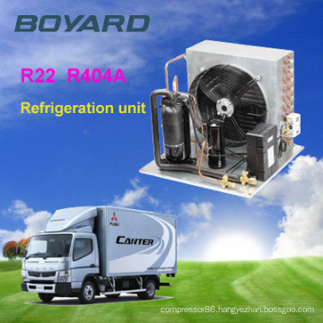 R22 R404A BOYARD air cooled condensing unit prices small refrigeration units for trucks